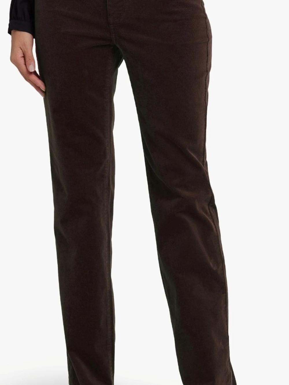 NYDJ Marilyn Straight Corduroy Pants 24W Smoked Tomato NWT Plus Size